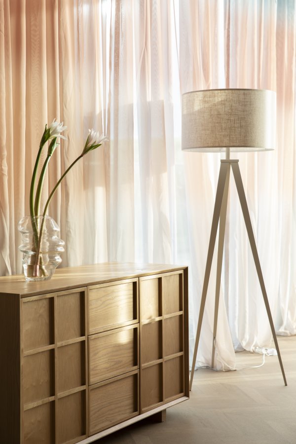 ZUIVER Golvlampstativ Beige