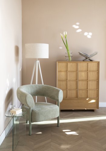 ZUIVER Golvlampstativ Beige