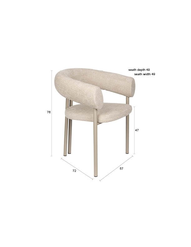 ZUIVER F�t�ljklackar Beige