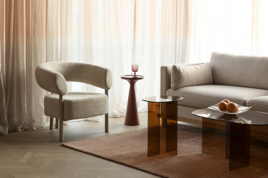 ZUIVER Lounge stolklackar Beige