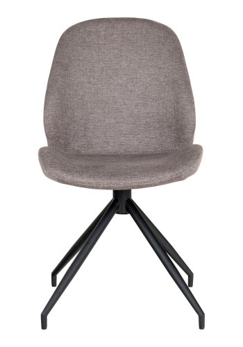 HOUSE NORDIC Monte Carlo spisestol - Spisestol med svingbar base, stein, svarte ben, HN1030