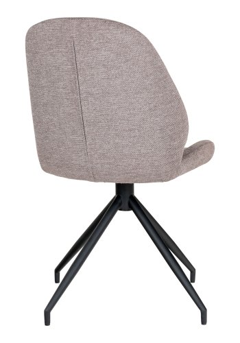 HOUSE NORDIC Monte Carlo spisestol - Spisestol med svingbar base, stein, svarte ben, HN1030