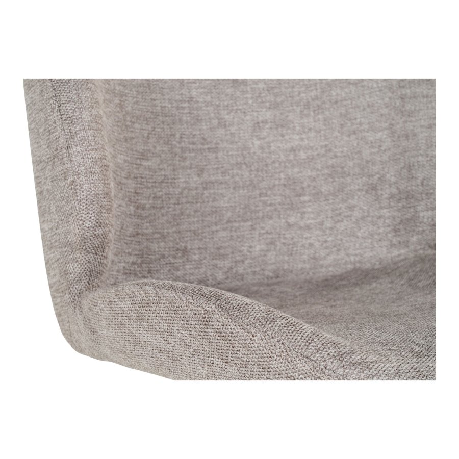 HOUSE NORDIC Monte Carlo spisestol - Spisestol med svingbar base, stein, svarte ben, HN1030