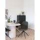 HOUSE NORDIC Monte Carlo spisestol - Spisestol med svingbar base, boucl, grnn, svarte ben, HN1241