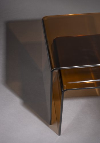 DUTCHBONE sidebord Vetro sett med 2 brune