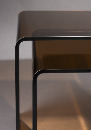 DUTCHBONE sidebord Vetro sett med 2 brune