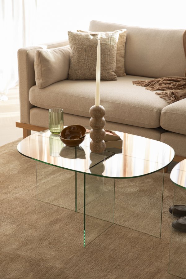 ZUIVER Soffbord Linea Transparent