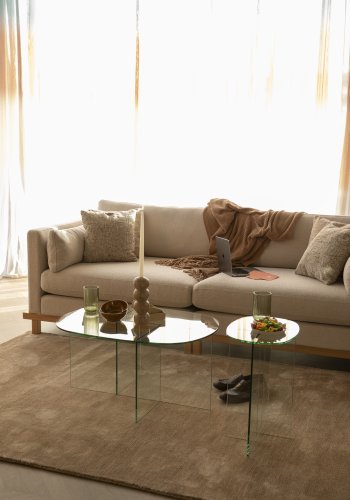 ZUIVER Soffbord Linea Transparent