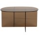 ZUIVER soffbord Linea brunt