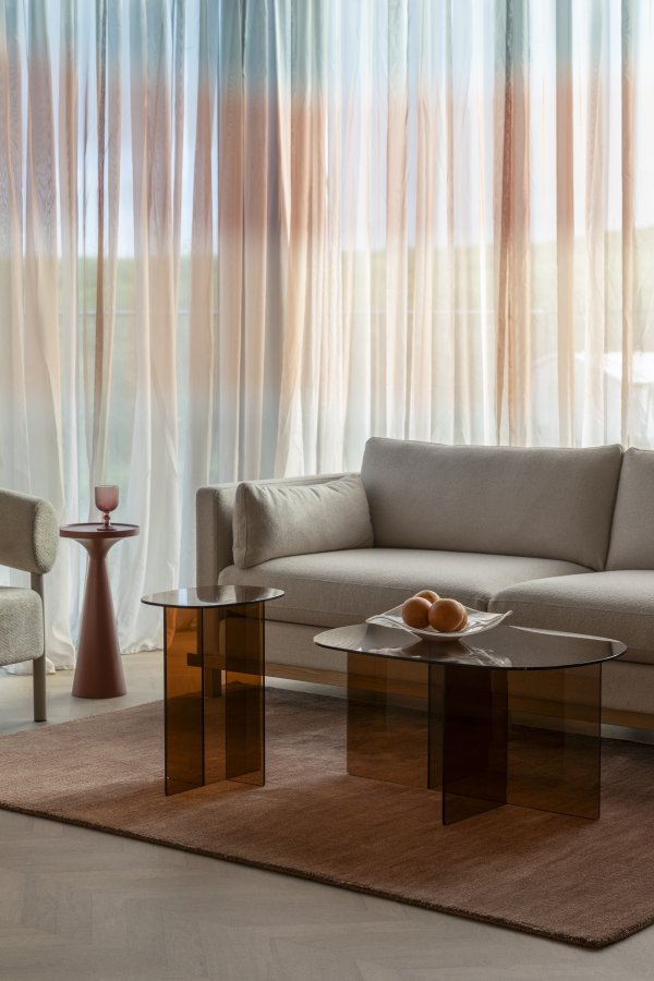 ZUIVER soffbord Linea brunt