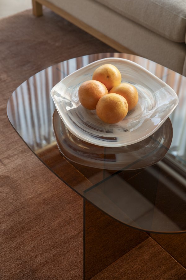 ZUIVER soffbord Linea brunt