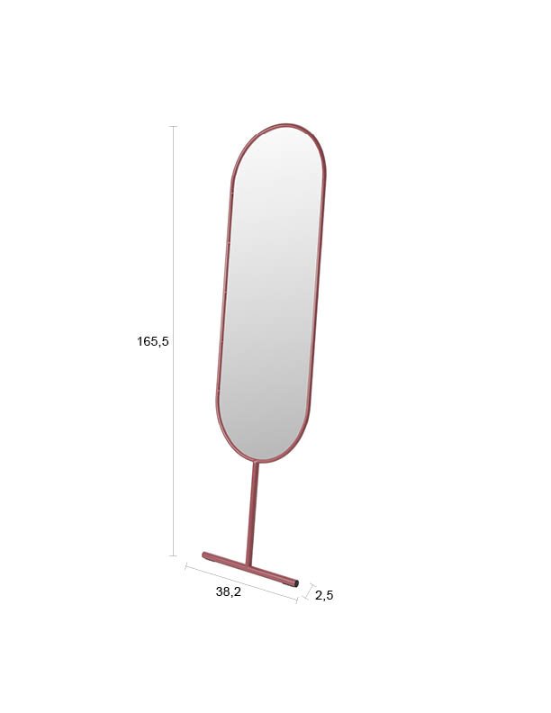 ZUIVER Speil Tess Marsala