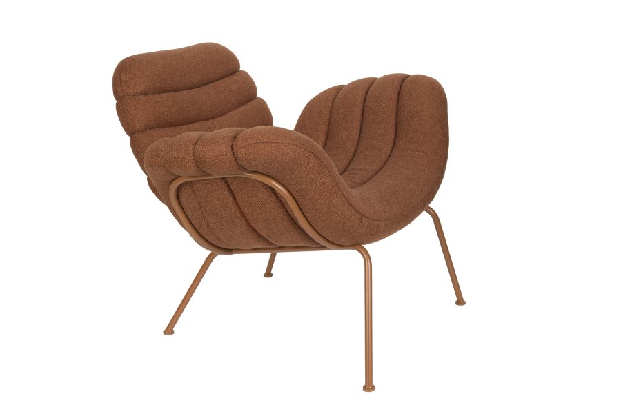 ZUIVER Lounge Chair Verte Terracotta