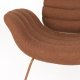 ZUIVER Lounge Chair Verte Terracotta