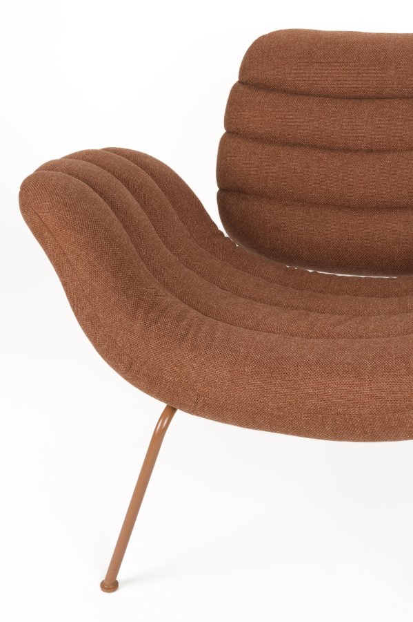 ZUIVER Lounge Chair Verte Terracotta