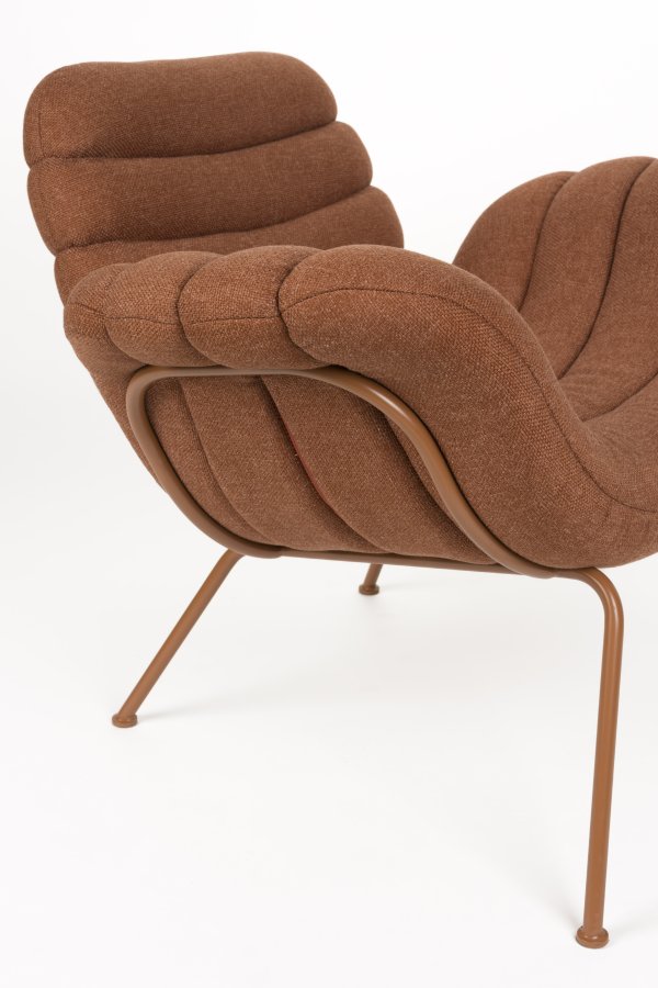 ZUIVER Lounge Chair Verte Terracotta
