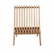 VENTURE DESIGN Kenya Sissor loungestol - naturlig teak