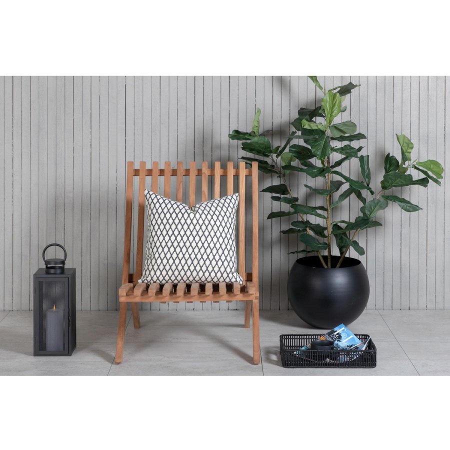 VENTURE DESIGN Kenya Sissor loungestol - naturlig teak