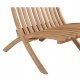 VENTURE DESIGN Kenya Sissor loungestol - naturlig teak