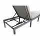 VENTURE DESIGN Bilbao fluktstol, med pute - gr polyester, gr polyrattan og aluminium