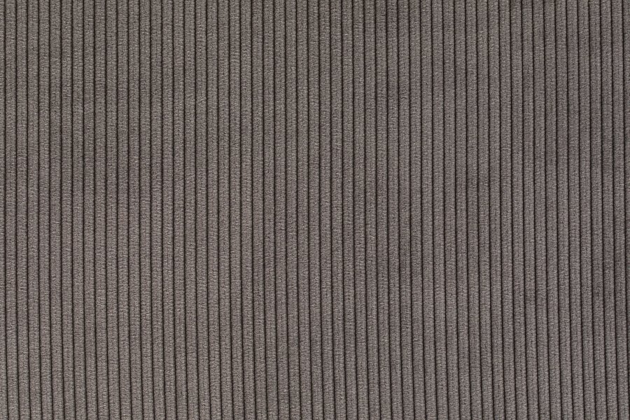 ZUIVER Ridge Rib spisestuestol - gr flyelspolyester og slvkrom