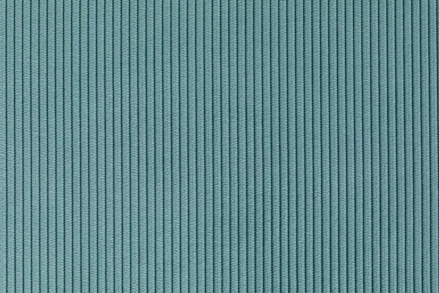 ZUIVER Ridge Rib spisestuestol - bl flyels polyester og slv krom