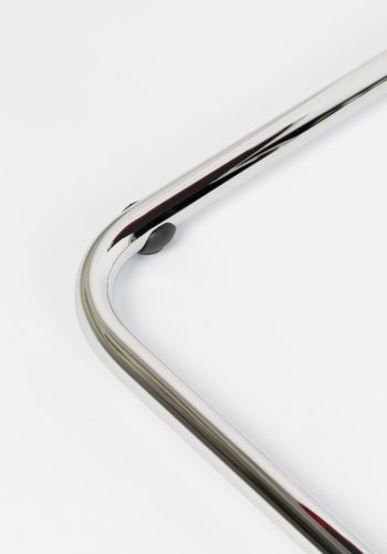 ZUIVER Ridge Rib spisestuestol - grnn flyelspolyester og slvkrom