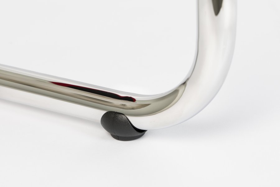 ZUIVER Ridge Rib spisestuestol - grnn flyelspolyester og slvkrom