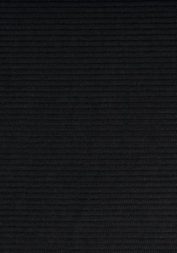 ZUIVER Ridge Rib lenestol, med armlener - svart flyels polyester og slv krom