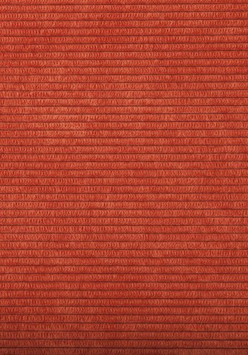 ZUIVER Ridge Rib lenestol, med armlener - oransje flyels polyester og slv krom