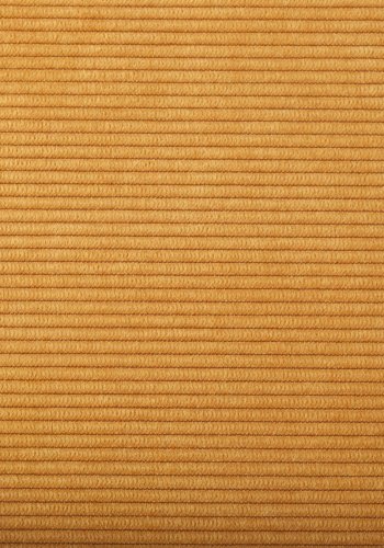 ZUIVER Ridge Rib lenestol, med armlener - gul flyels polyester og slv krom