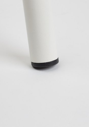 ZUIVER Back To School spisebordstol, stablebar - hvit HPL og hvitt stl