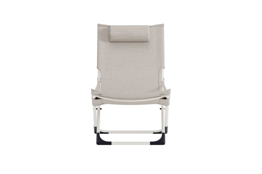 VENTURE HOME Seville sammenleggbar lenestol - beige ramme/beige pute