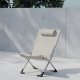 VENTURE HOME Seville sammenleggbar lenestol - beige ramme/beige pute