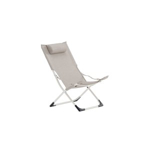 VENTURE HOME Seville sammenleggbar lenestol - beige ramme/beige pute
