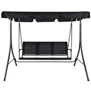 VENTURE DESIGN Montreal 3 pers. hngekje - sort textilene, PVC, polyester og aluminium