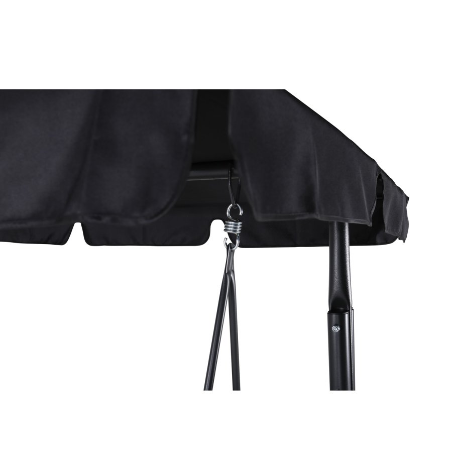 VENTURE DESIGN Montreal 3 pers. hngekje - sort textilene, PVC, polyester og aluminium