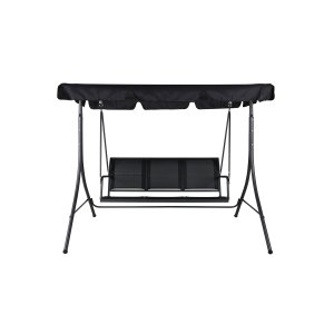 VENTURE DESIGN Montreal 3 pers. hngekje - sort textilene, PVC, polyester og aluminium