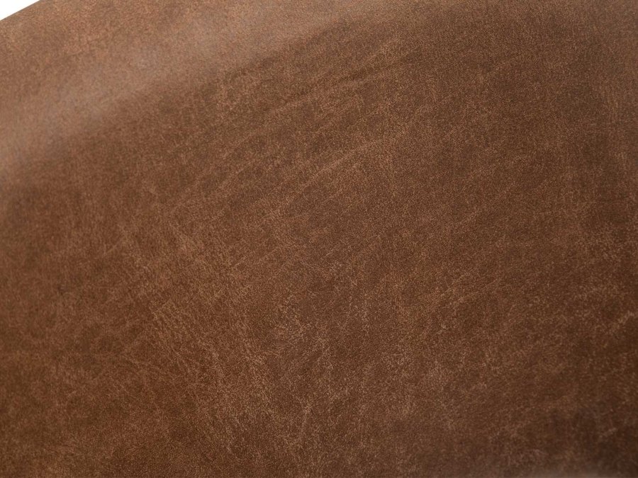 HOUSE OF SANDER Luna spisebordstol, med armlener og svingfunksjon - cuoio mikrofiber