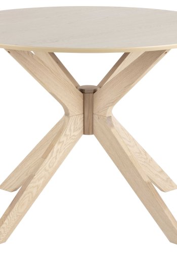 ACT NORDIC Duncan Esstisch - Eichenfurnier natur/Eiche, rund (105)