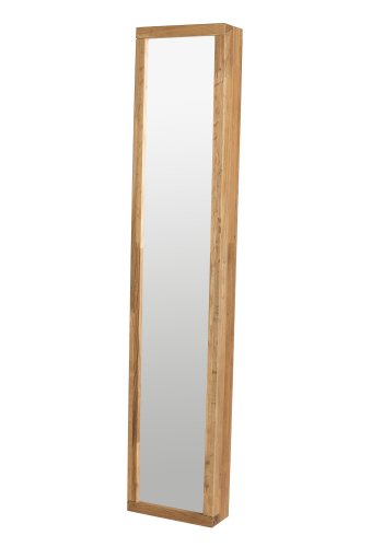 ROWICO rektangulr Confetti ngleskab m. spejl og 8 kroge - spejlglas og natur eg