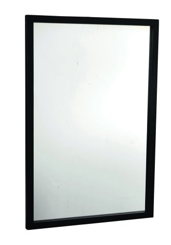ROWICO rektangulr Confetti vgspejl - spejlglas og sort eg (90x60)