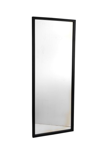 ROWICO rektangulr Confetti vgspejl - spejlglas og sort eg (150x60)