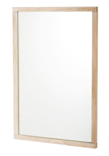 ROWICO rektangulr Confetti vgspejl - spejlglas og hvidvasket eg (90x60)