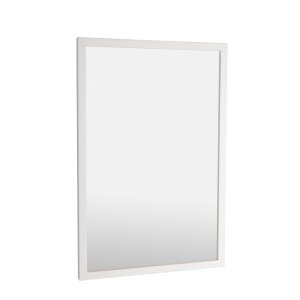 ROWICO Confetti vgspejl, rektangulr - spejlglas og hvid eg (90x60)