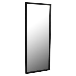 ROWICO Confetti vgspejl, rektangulr - spejlglas og sort eg (150x60)