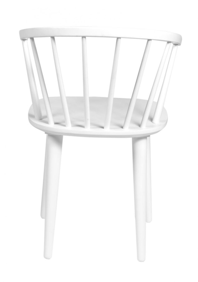ROWICO Carmen Esszimmerstuhl - weißes Holz, mit Armlehnen