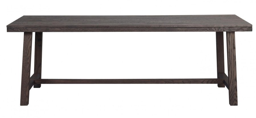 ROWICO Brooklyn spisebord - rget eg m. udtrk (220x95)