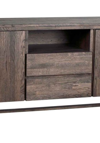 ROWICO Brooklyn sknk - rget eg, m. 2 lger, 2 skuffer og 1 rum