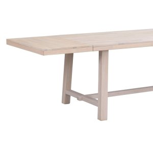 ROWICO Brooklyn förlängningsplatta - vitpigmenterad ek (50x95)